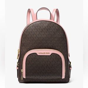 Michael Kors Medium Jaycee Backpack in Dark Powder Blush